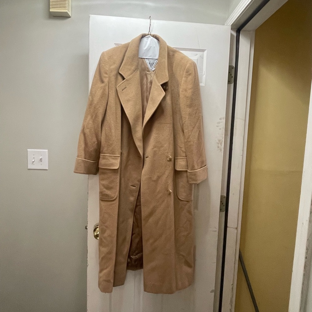 Marvin Richards Camel Trench Coat